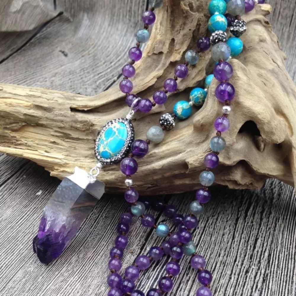 Purple Amethyst & Labradorite